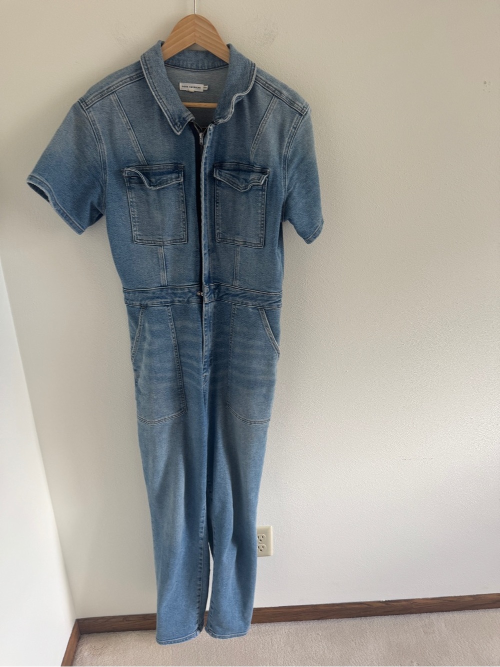 Good American Denim Jumpsuit